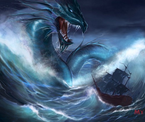 Левиафан по преданию – морское чудище