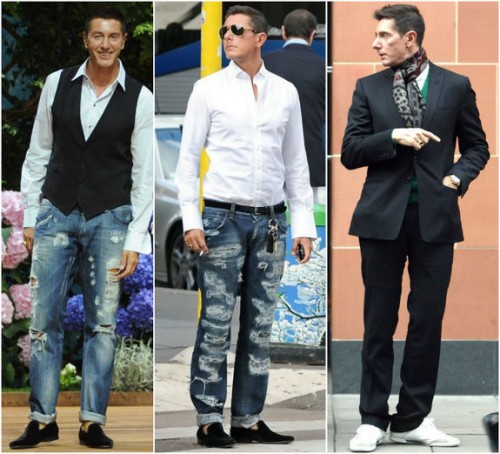 Дизайнер обожает свои рваные джинсы