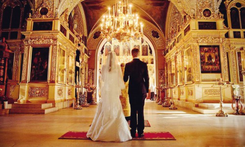 Православный обряд венчания (фото: dct-wedding.com.ua)