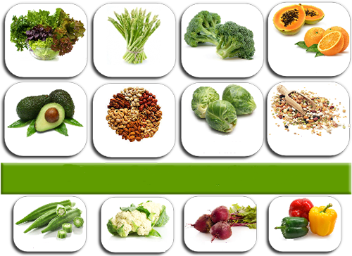 Продукты, содержащие витамин В9 (фото: medbooking.com)