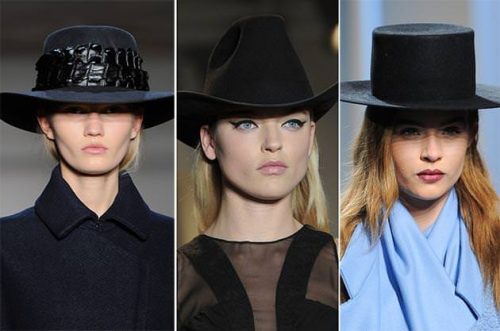 Шляпы с полями идут практически всем, это стильный и заметный аксессуар (фото: www.all-moda.com)